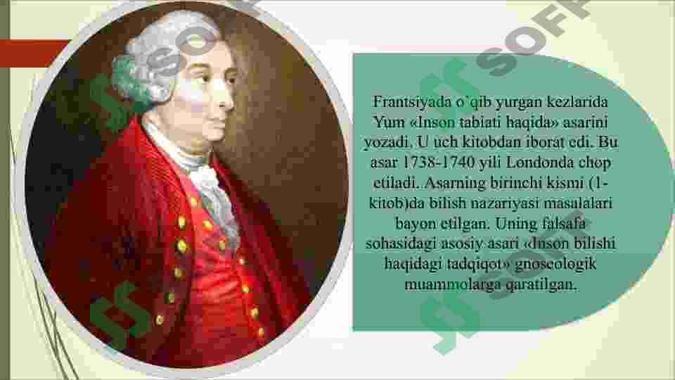 David Yum falsafasi 6