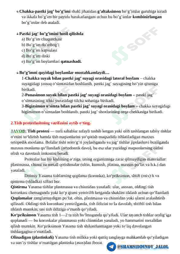 Ortopedik stomatologiya propedivtikasiga oid qo'llanma! 6