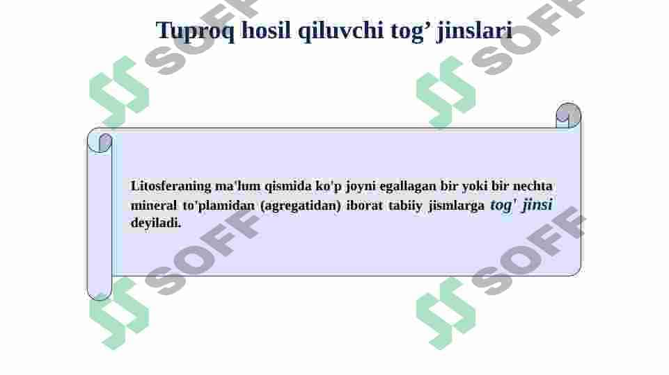 Tuproqning mineralogik va kimyoviy tarkibi 6