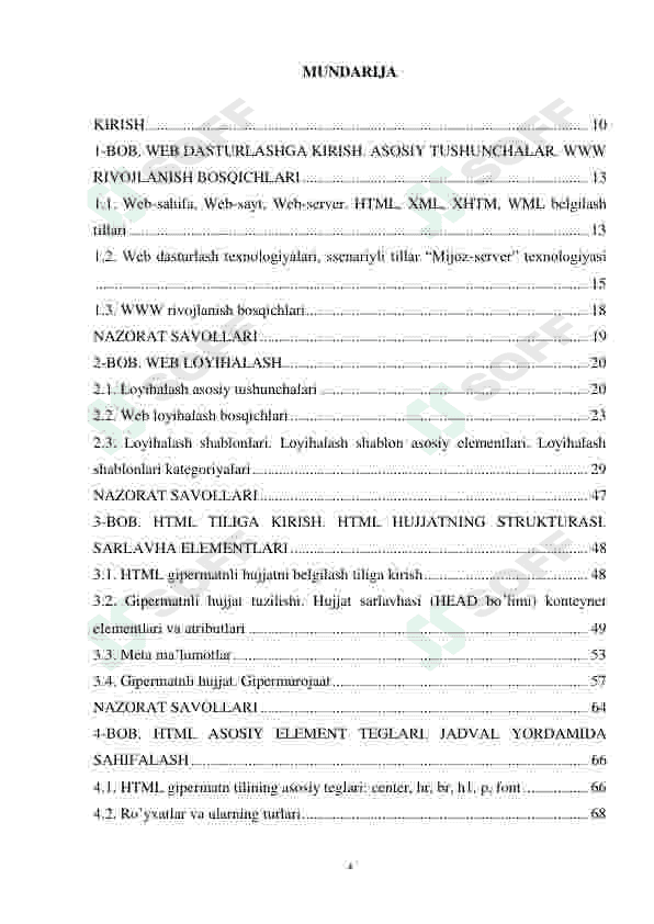 Web ilovalarini yaratish bo'yicha umumiy kitoblar 6