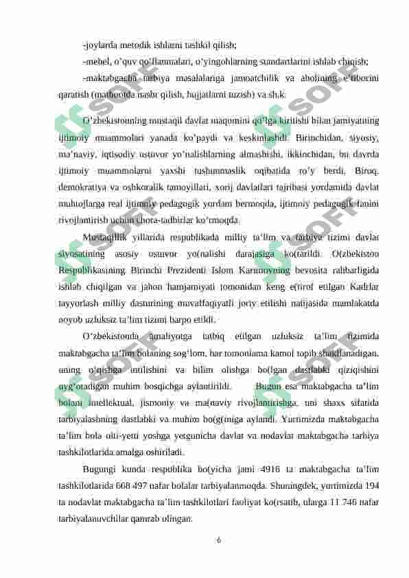 Oʻzbekistonda  MTTning vujudga kelishi va taraqqiyot bosqichlari 6