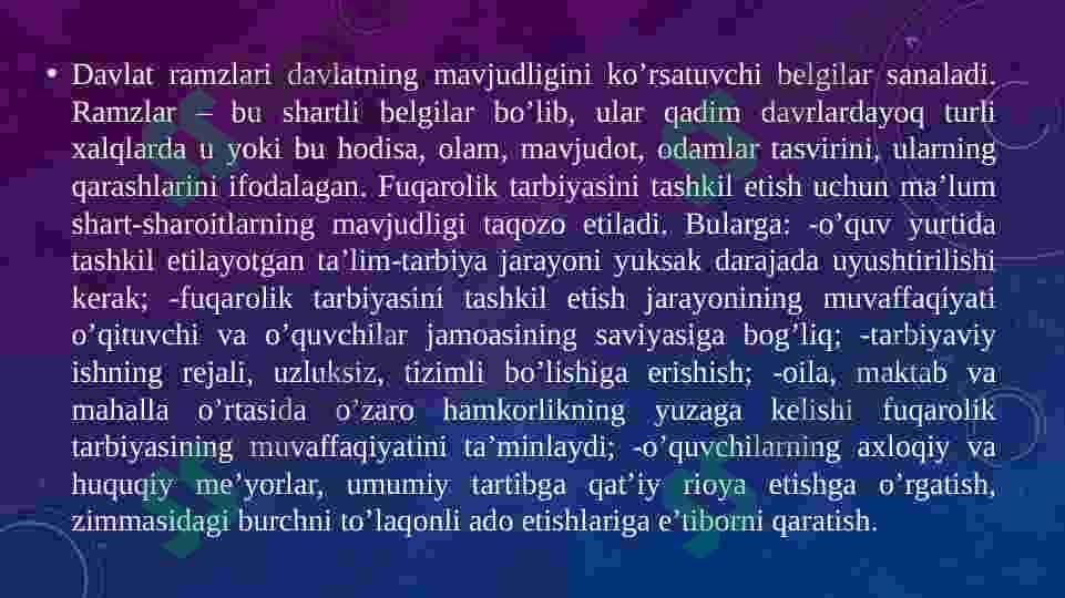 Umumiy psixologiya Fuqarolik Tarbiyasi 6