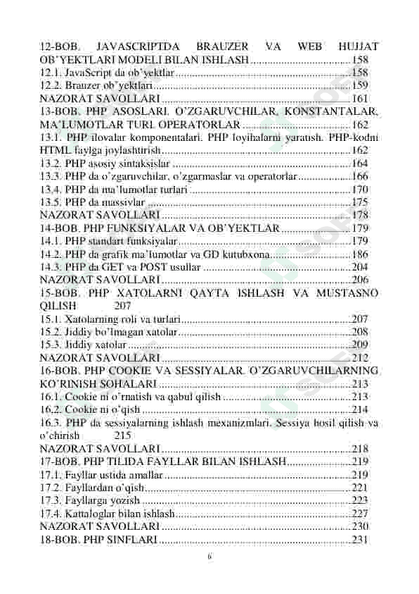 Web ilovalar yaratish 6