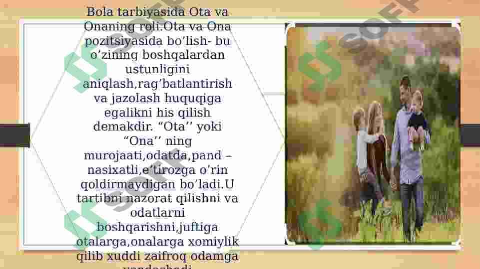 Oila va oilaviy munosabatlarni talqin etishda psixoanaliz maktabi. 6