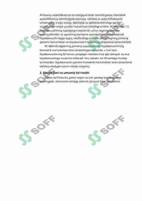 RFID tizimi orqali identifikatsiya autentifikatsiyani amalga oshirish 6