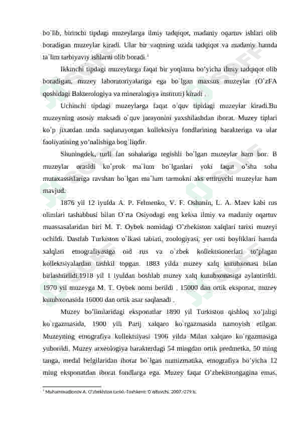 Mustaqillik yillarida Andijon viloyati tarixi va madaniyati muzeyining faoliyati 6