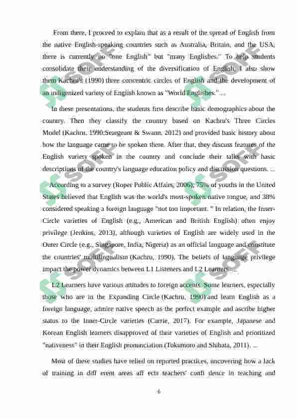 WORLD ENGLISHES AND APPLIED LINGUISTIC (KARCHLU CIRCLES) 6