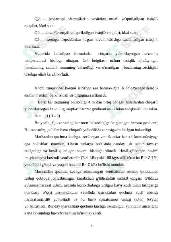 Xavfli sharoitda shamollatishni qo‘llash tadbirlari 6