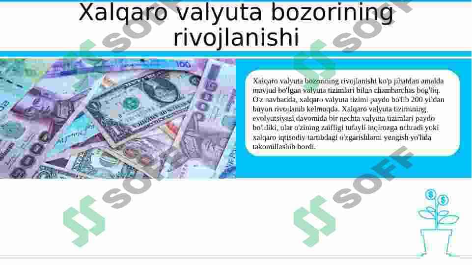 Jahon valyuta bozorining konyunktura mexanizmi va unga tasir etuvchi omillar 6