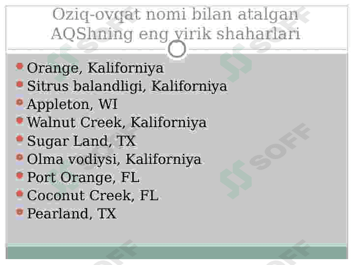 Toponimika. Maxsus tarix fanlari 6