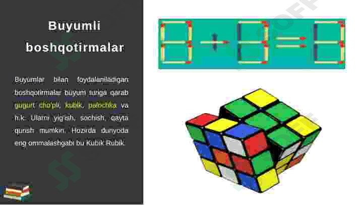 Boshlang’ich sinflarda matematik boshqotirmalar 6