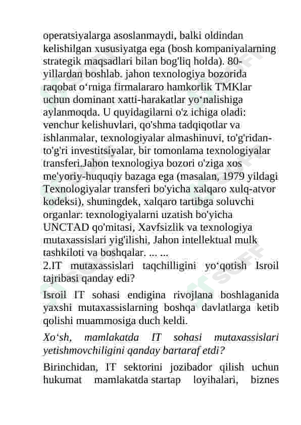 Jahon IT rivojlanish muommalari va tendensiyalari 6