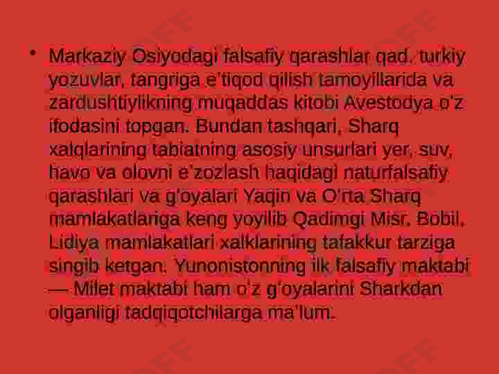 Sharq falsafasi 6