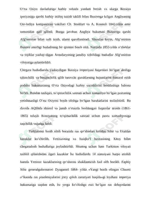 Rossiya imperiyasining aholini ko‘chirish siyosati va uning mohiyati 6