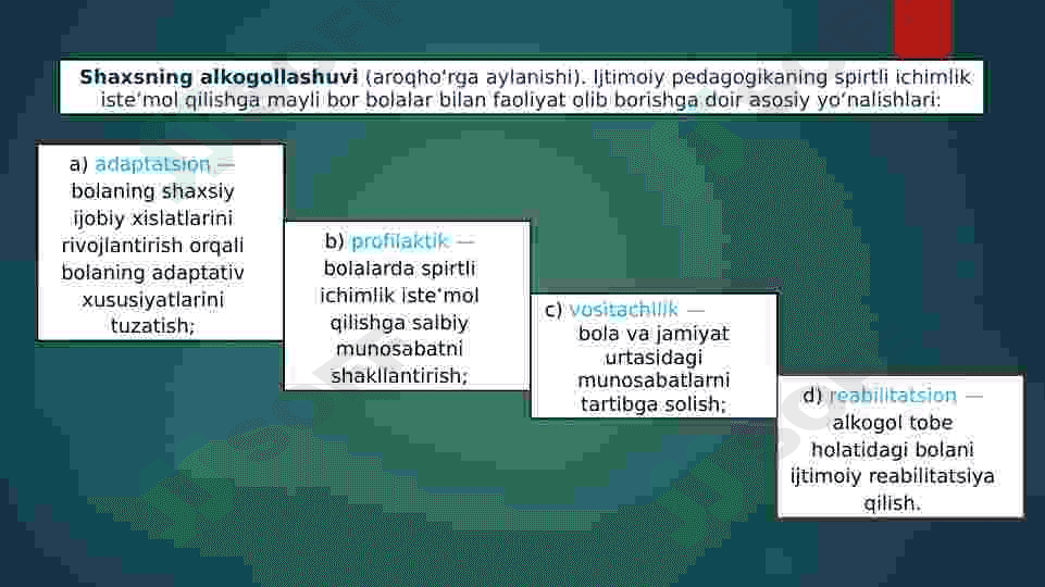 Ijtimoiy - pedagogik faoliyat metodikasi va texnologiyalari. 6