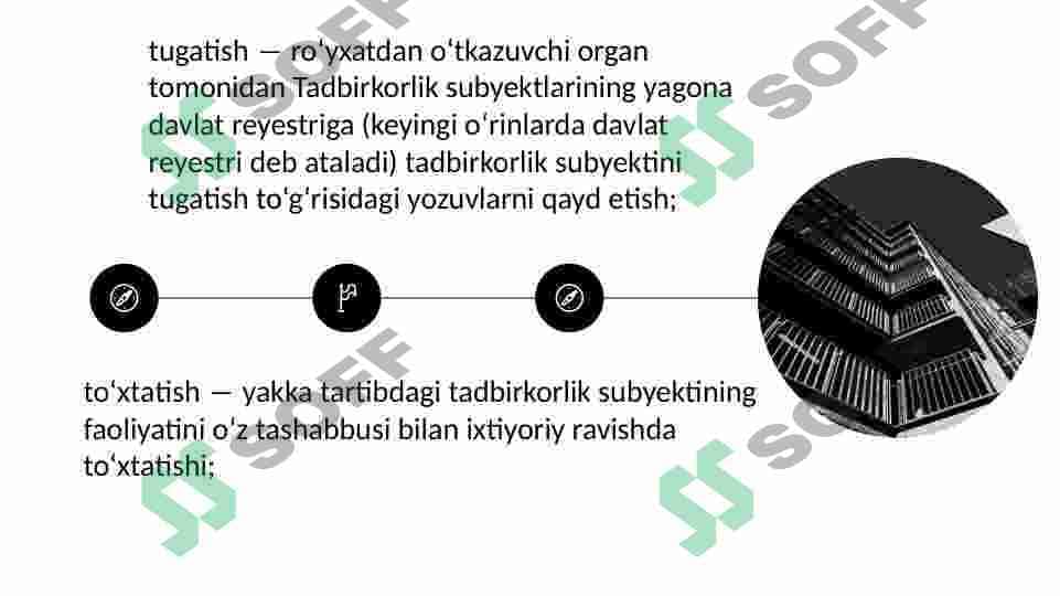 Tadbirkorlik faoliyatining tugatilishi 6