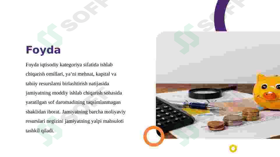 Foyda solig'ining mazmun va mohiyati 6