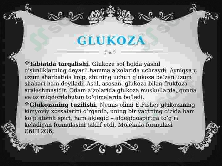 UGLEVODLAR 6