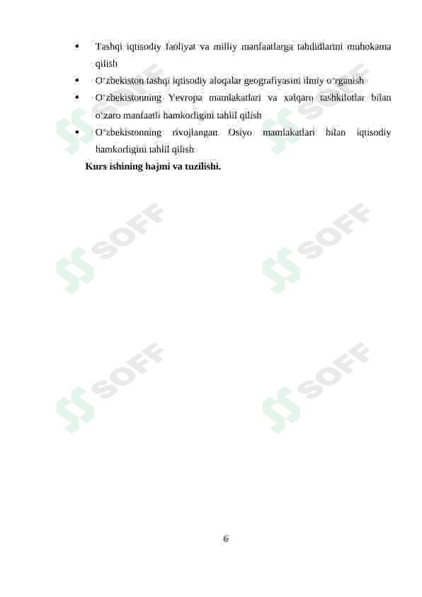 O‘ZBEKISTONNING DUNYONING RIVOJLANGAN DAVLATLARI BILAN IQTISODIY HAMKORLIGI. 6
