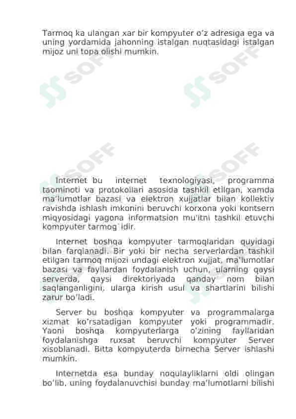 Internet global tarmog`i 6