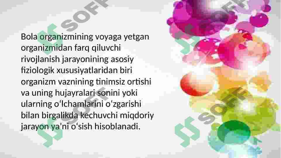 Bolalar va o'smirlar o'sish va rivojlanishining umumiy qonuniyatlari 6