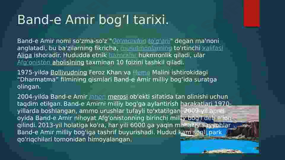 Afg'oniston turizimi 6
