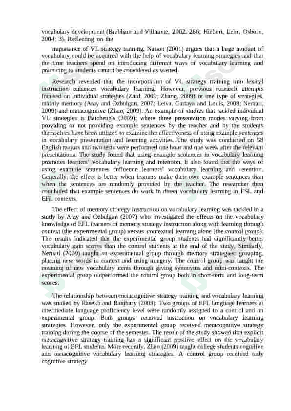 Ways of achieving best long-term vocabulary retention with EFL students 6