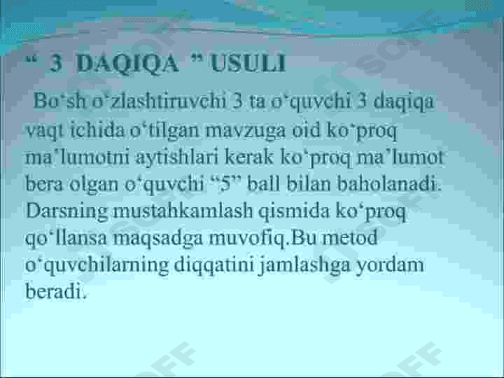 Genetika fani mavzularini yoritishda o`quvchilarda ko`nikmalar hosil qilish 6