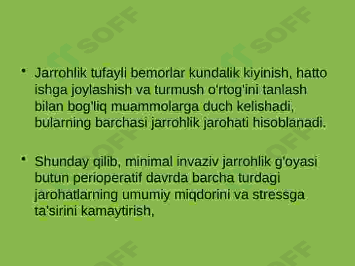 Minimal invaziv jarroxlik 6