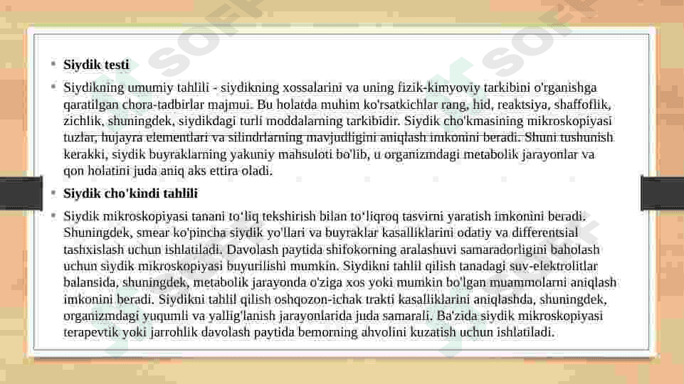 Elektron mikroskoplar (skanirlovchi va transmission mikroskoplar) va mikroskopiya usullarining biologiya va tibbiyotdagi ahamiyati. 6