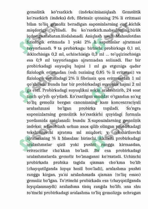 Saponinlar-biolagik faol moddalar 6