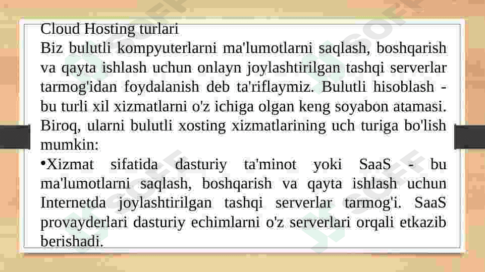 Bulutli hosting provayderi 6