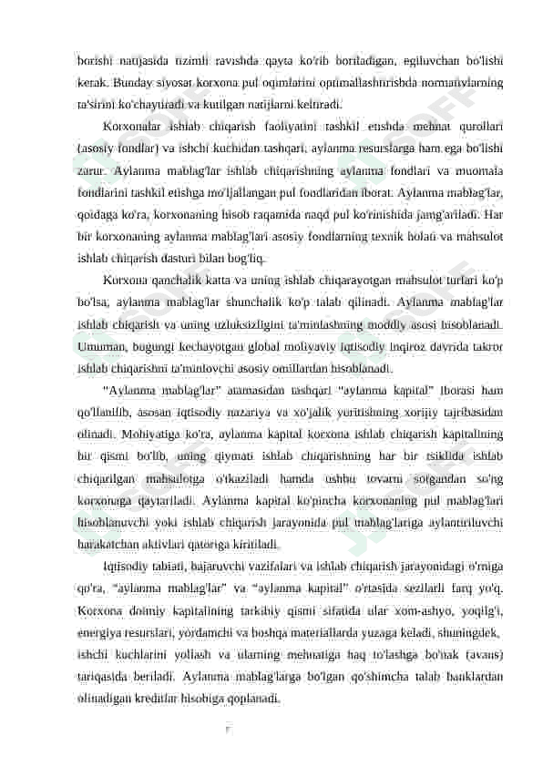 Korxonada aylanma mablag'larni boshqarishni takomillashtirish 7