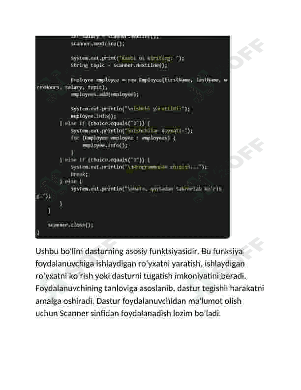 Assignment programming 7