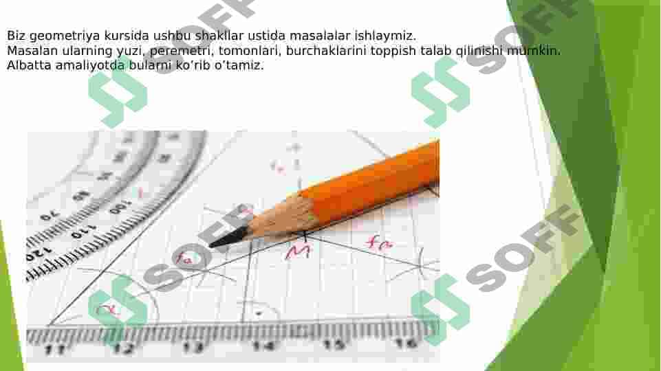 Geometriya kursining aksiomatik qurilishi aksioma, postulat teorema va uning turlarini o’rgatish metodikasi. 7