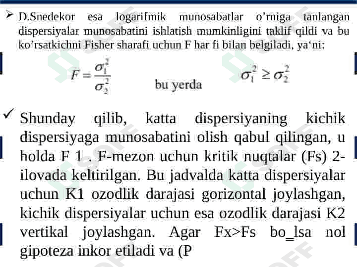 TIBBIY BIOLOGIK MASALANI YECHISH MISOLIDA MASALALARNI TASHKIL QILISH VA KIRITISH. MA’LUMOTLAR BAZASINI YARATISH VA ULARNI STATISTIK QAYTA ISHLASH. 7