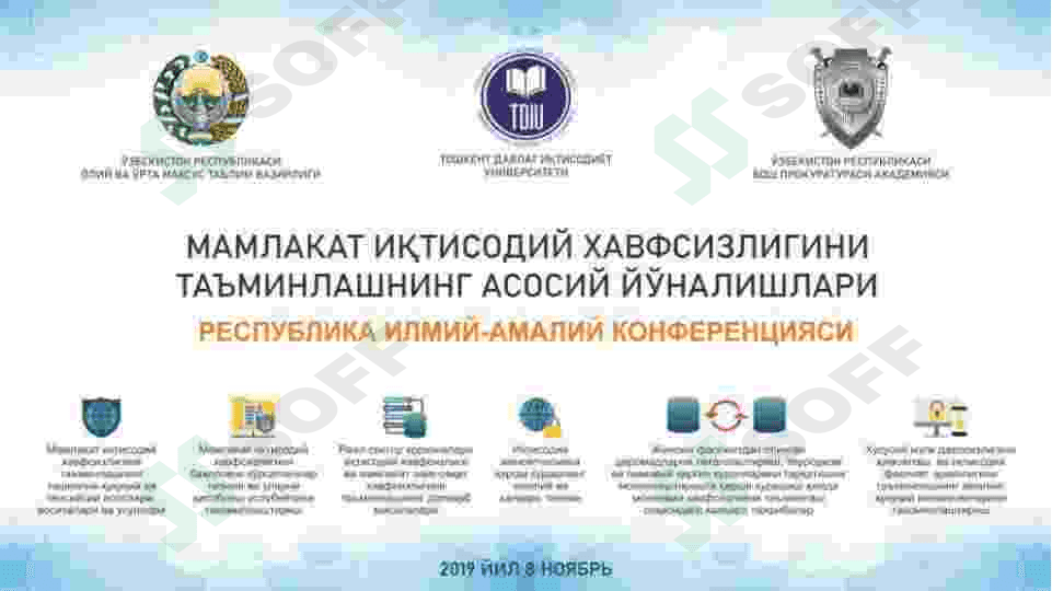 Mamlakatning iqtisodiy xavfsizligini taʼminlashda bojxona organlarining o'rni 7