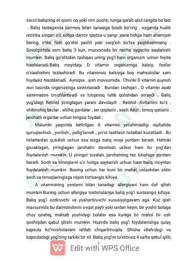 Baliqchilik 7