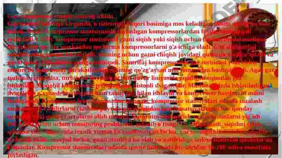 Gazlarni uzoq masofalarga uzatish 7