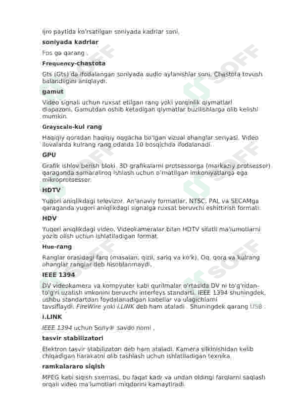 premiere pro dasturi uchun glossary montajda ishlatiladigan terminlar o'zbekcha 7