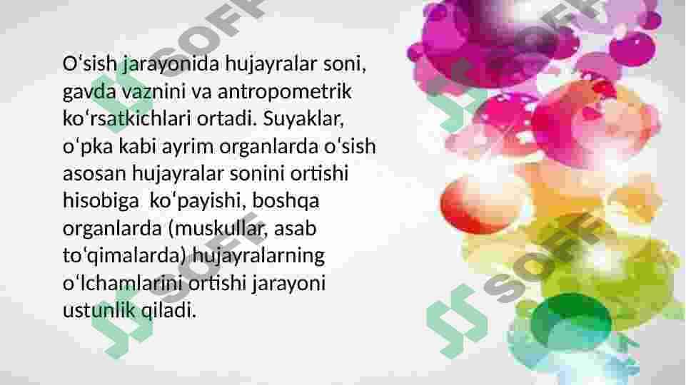 Bolalar va o'smirlar o'sish va rivojlanishining umumiy qonuniyatlari 7