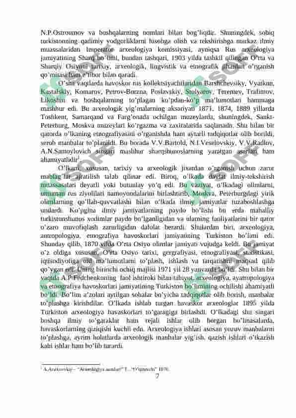 sovetlar davrida ozbekiston arxeologiyasi 7