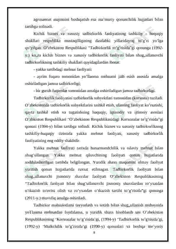 Agrar munosabatlar va ularning bozor tizimidagi xususiyatlari 7