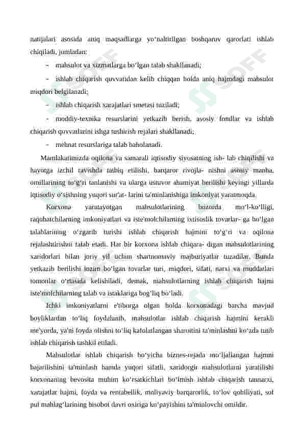 Mahsulot ishlab chiqarish hajmiga ta’sir etuvchi omillar tahlili 7