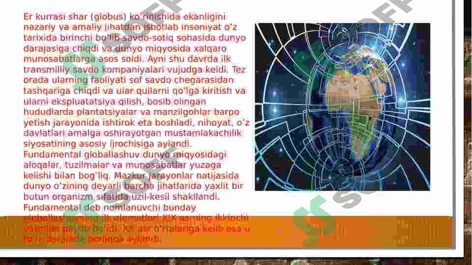 Global jarayonlar dialektikasi 7