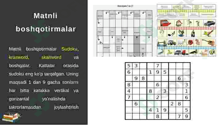 Boshlang’ich sinflarda matematik boshqotirmalar 7