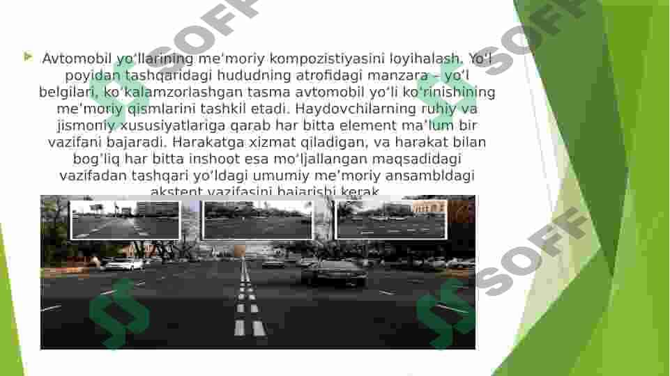 Yo’llarni ko’kalamzorlashtirish texnologiyalari va ularni tashkil qilish 7