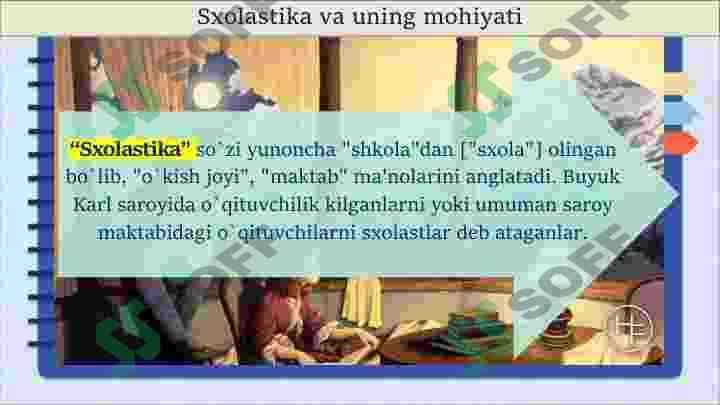 O'rta asr G'arb falsafasi, sxolastika, nominalizm va realizm 7
