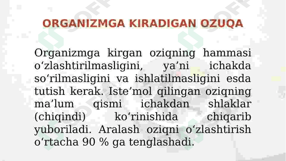 Ovqatlanish ratsionini tuzish. Endokrin tizimi kasalliklari 7