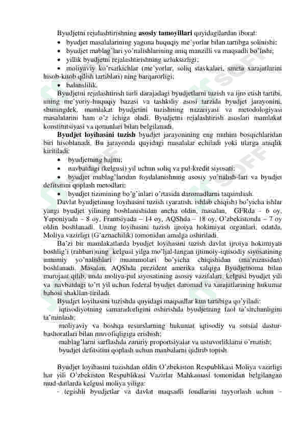 O'zbekiston Respublikasida byudjet jarayonini boshqarish islohotlari 7